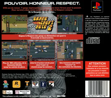 Grand Theft Auto 2 (US) box cover back